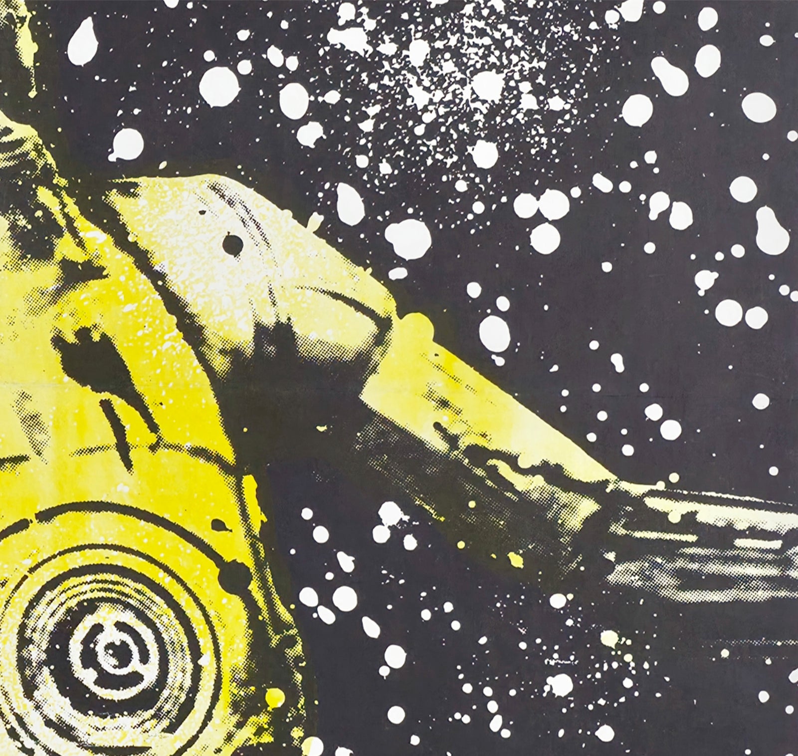 Star Wars 1979 Polish B1 Film Poster Jakub Erol - detail