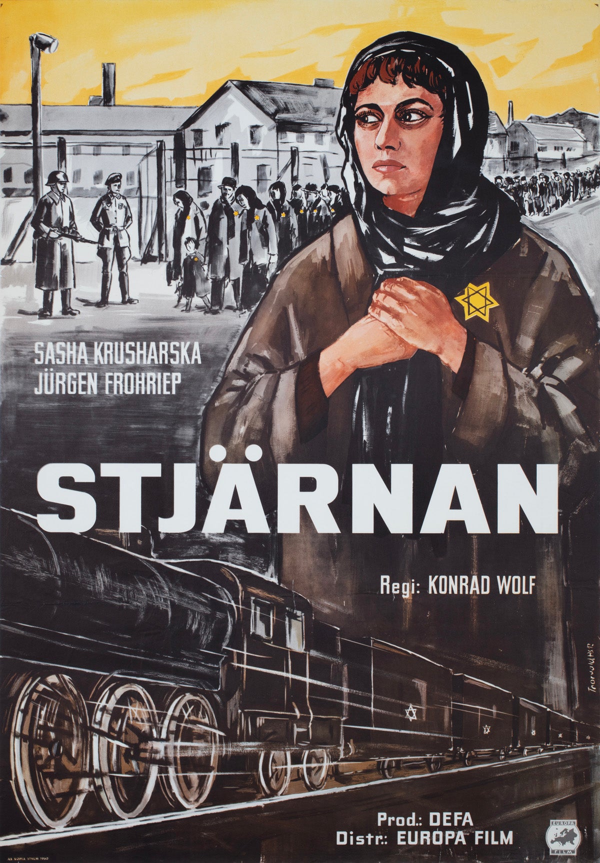 Stars 1960 Swedish Film Poster
