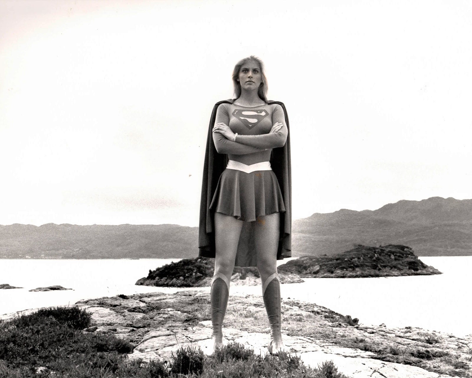 Supergirl 1984 Publicity Film Movie Press Still Framed