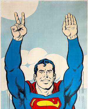 Superman Door Panel - DC Prints Poster Film Movie US Special 1971 - detail