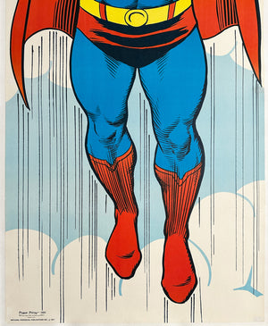 Superman Door Panel - DC Prints Poster Film Movie US Special 1971 - detail