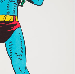 Superman Vintage 1966 US Poster - detail