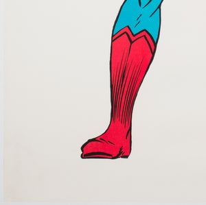 Superman Vintage 1966 US Poster - detail