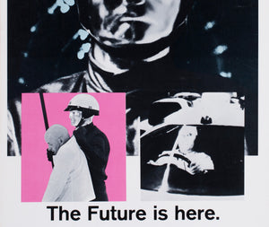 THX 1138 1971 US Insert Film Movie Poster - detail