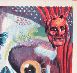 Tales From The Crypt 1974 Egyptian Film Poster - detail