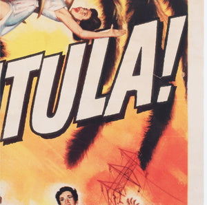 Tarantula 1955 US 1 Sheet Film Movie Poster, Reynold Brown - detail