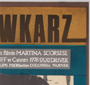 Taxi Driver 1978 Polish B1 Film Movie Poster, Andrzej Klimowski - detail