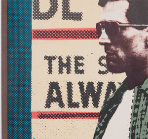 Taxi Driver 1978 Polish B1 Film Movie Poster, Andrzej Klimowski - detail