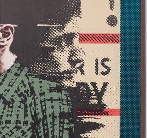 Taxi Driver 1978 Polish B1 Film Movie Poster, Andrzej Klimowski - detail