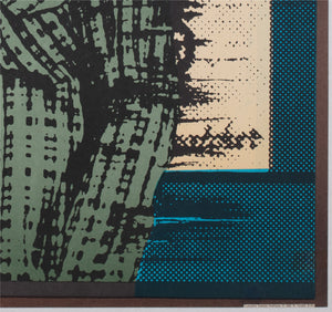 Taxi Driver 1978 Polish B1 Film Movie Poster, Andrzej Klimowski - detail