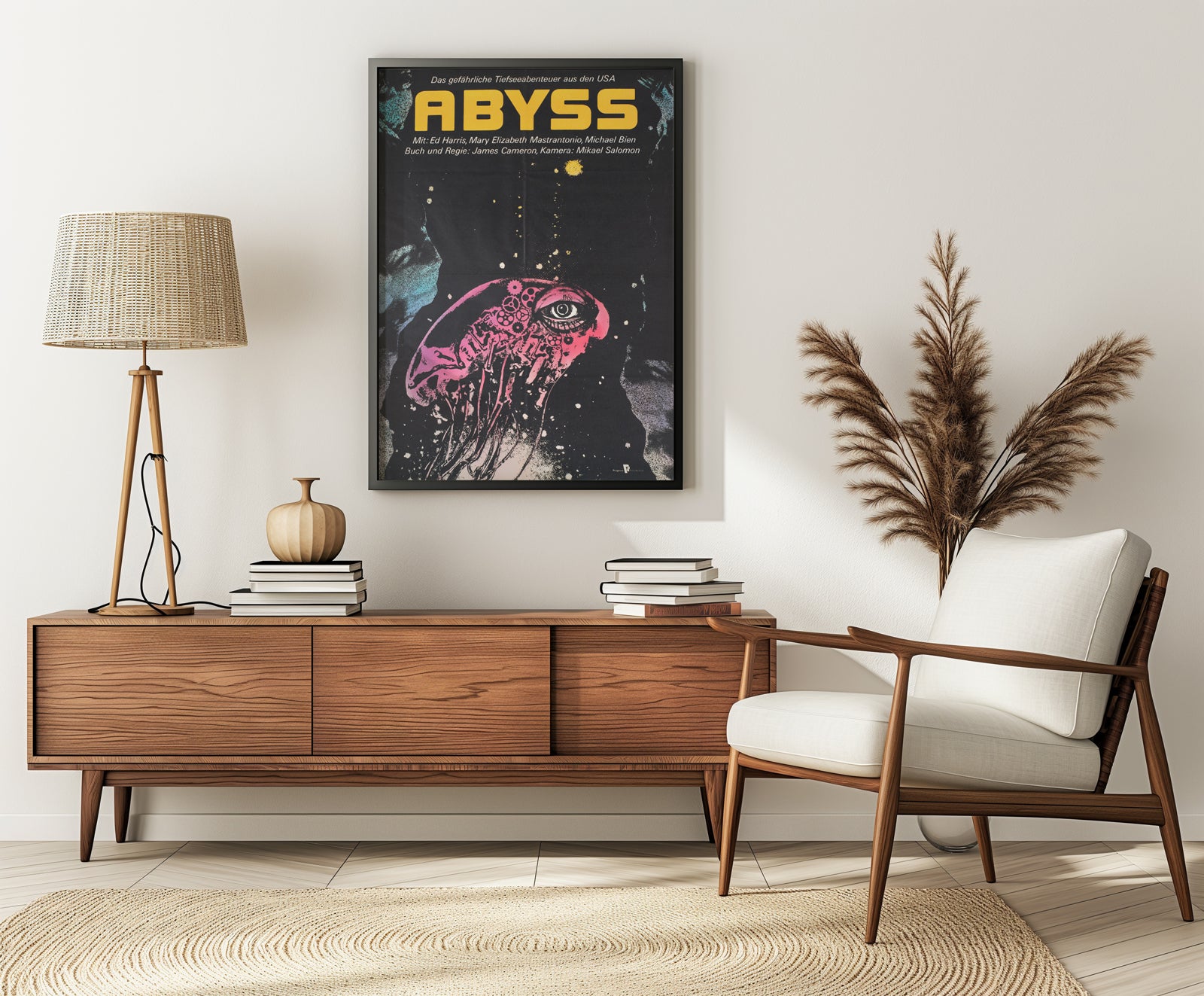 the abyss 1990 east german a1 film movie poster