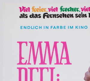 The Avengers 1968 German Film Movie Poster - detail