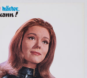 The Avengers 1968 German Film Movie Poster - detail
