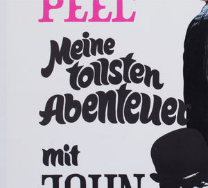 The Avengers 1968 German Film Movie Poster - detail