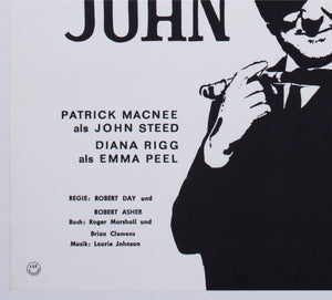 The Avengers 1968 German Film Movie Poster - detail