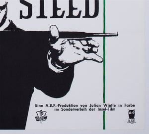 The Avengers 1968 German Film Movie Poster - detail