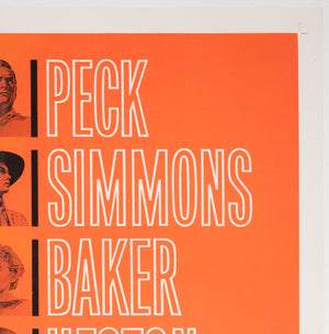 The Big Country 1958 US 1 Sheet Style B Film Movie Poster, Saul Bass - detail