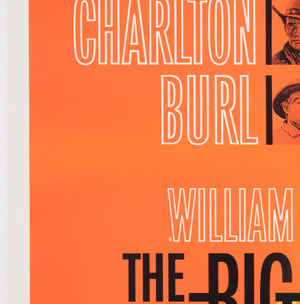 The Big Country 1958 US 1 Sheet Style B Film Movie Poster, Saul Bass - detail