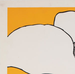 The Call of the Wild c1975 Cuban Film Movie Poster, Bachs - detail