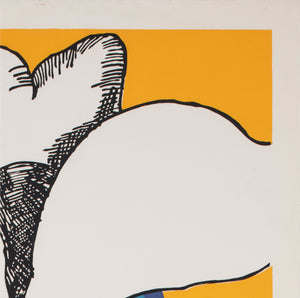 The Call of the Wild c1975 Cuban Film Movie Poster, Bachs - detail