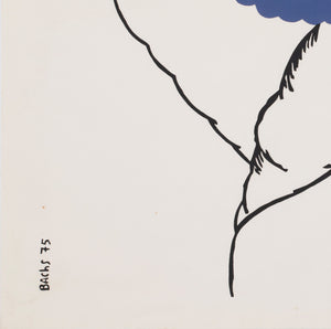 The Call of the Wild c1975 Cuban Film Movie Poster, Bachs - detail