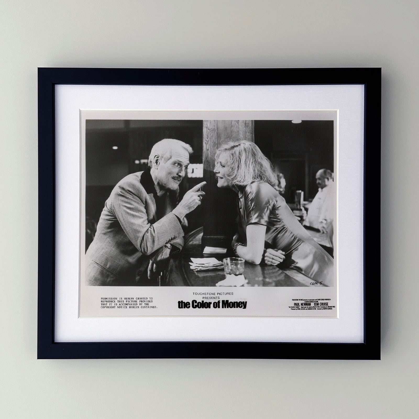The Color of Money 1986 Film Movie Press Publicity Still Framed