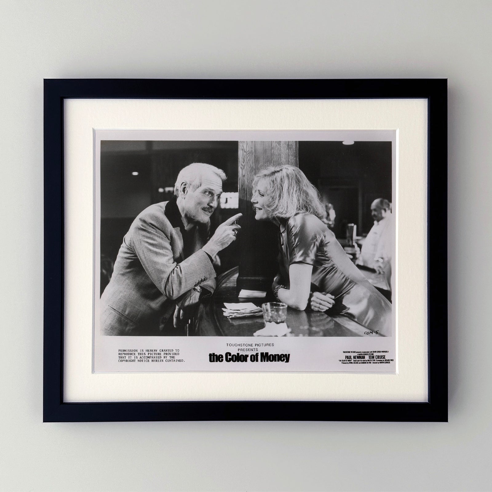The Color of Money 1986 Film Movie Press Publicity Still Framed