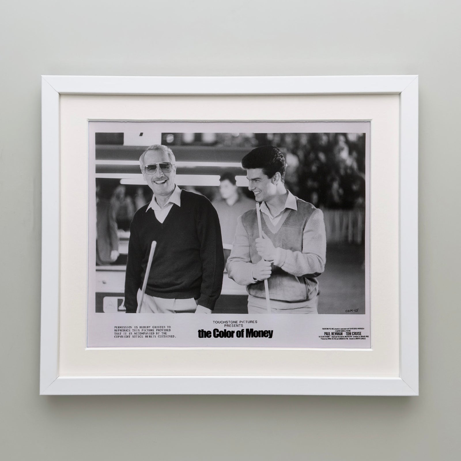 The Color of Money 1986 Film Movie Press Publicity Still Framed
