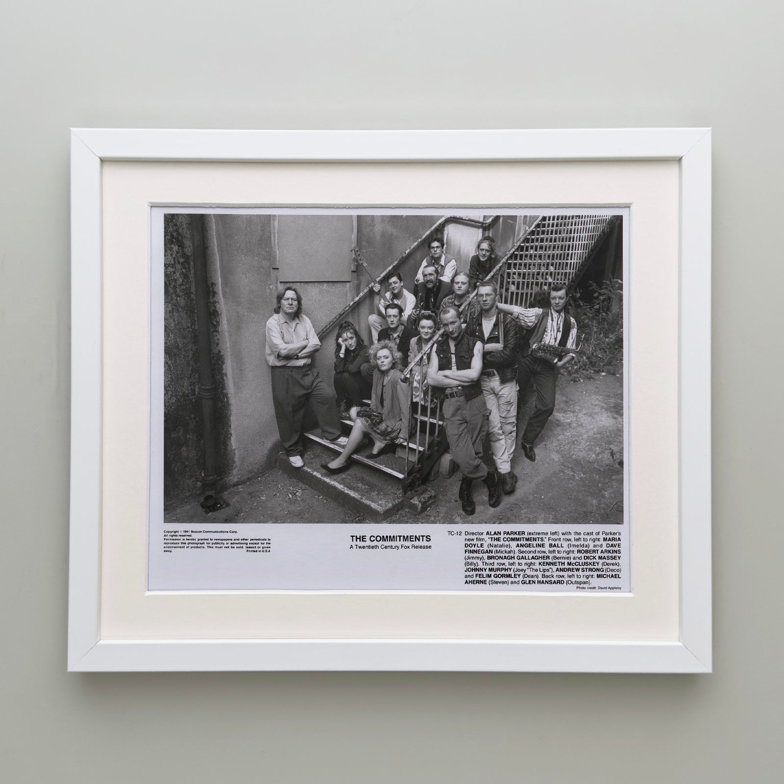 The Commitments 1991 Film Movie Press Publicity Still Framed