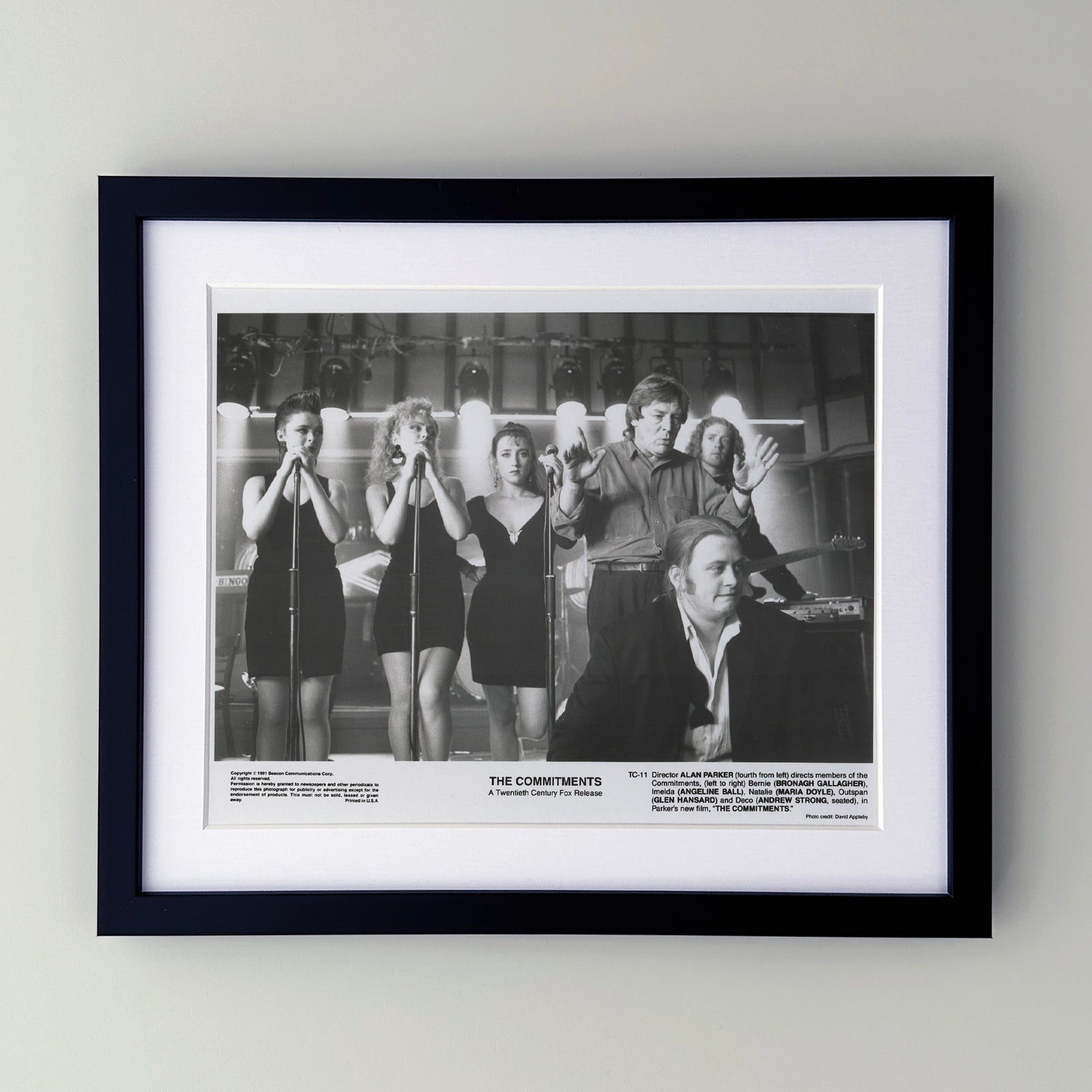 The Commitments (1991) Film Movie Press Publicity Still Framed