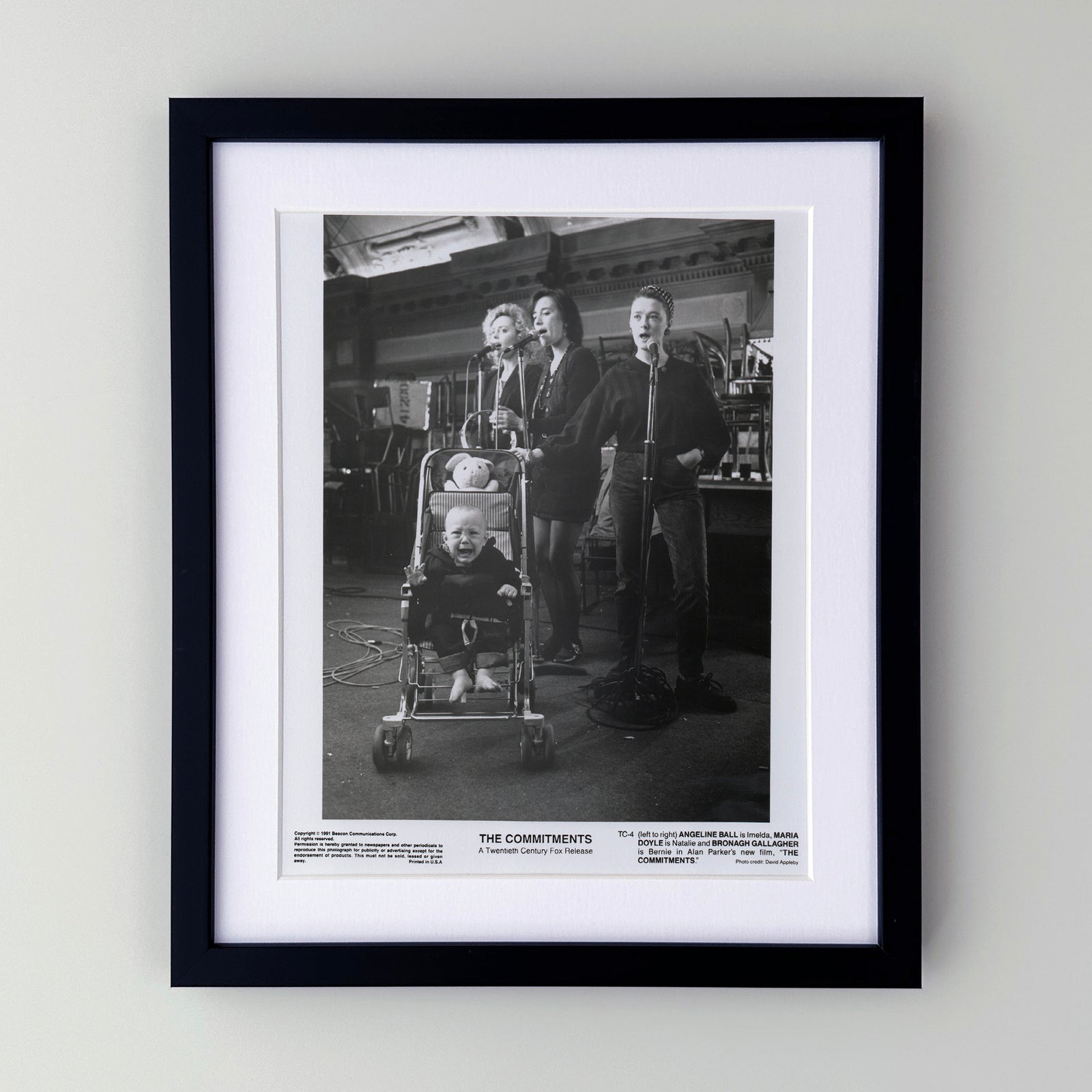 The Commitments 1991 Film Movie Press Publicity Still Framed