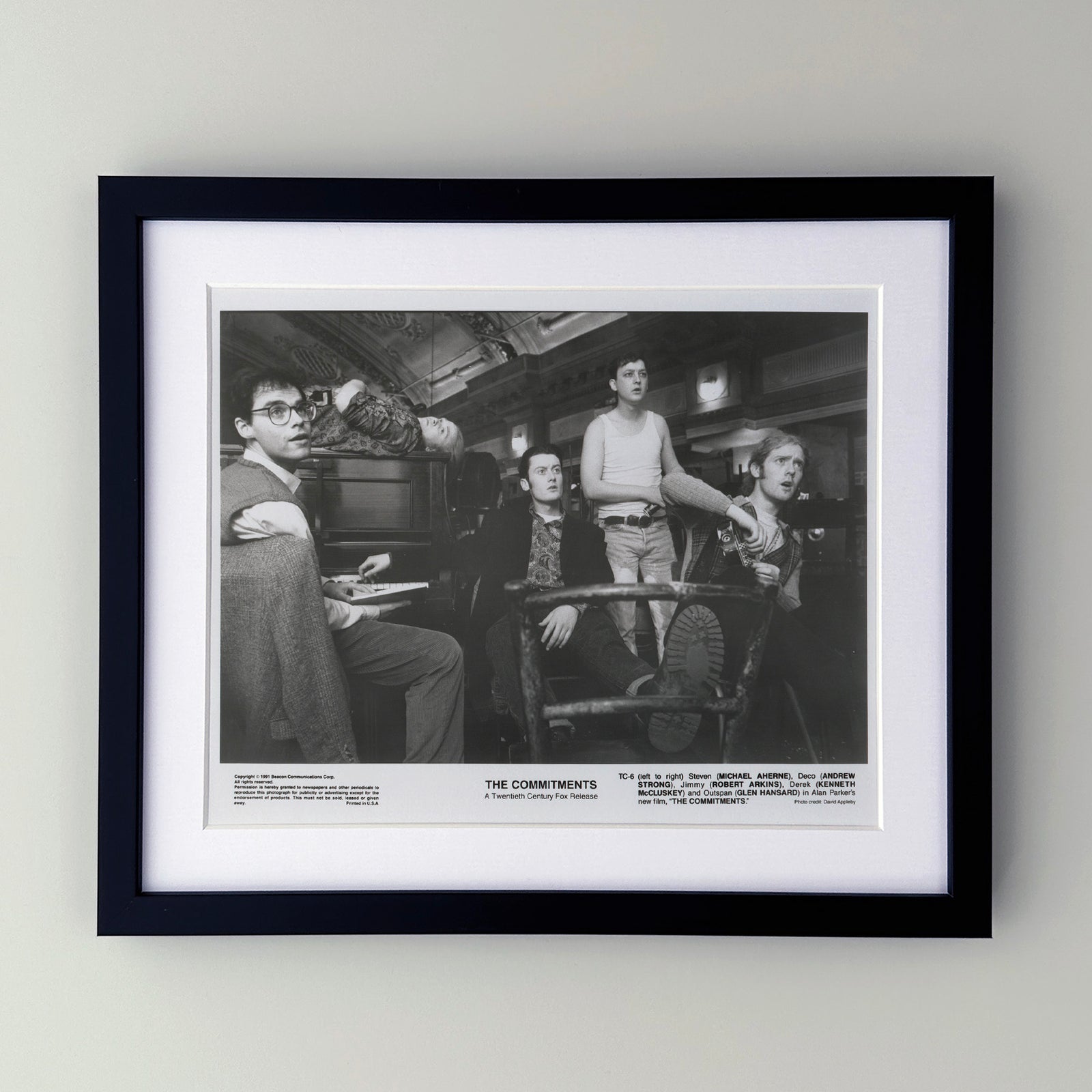 The Commitments 1991 Film Movie Press Publicity Still Framed