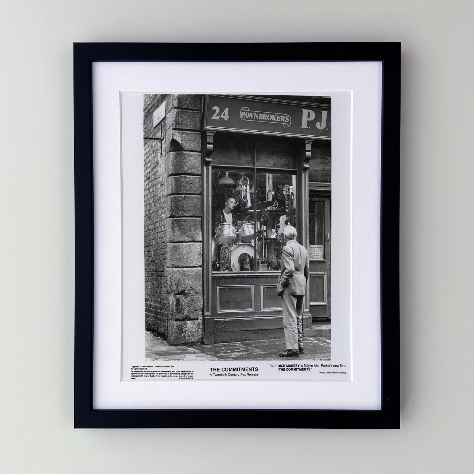 The Commitments 1991 Film Movie Press Publicity Still Framed