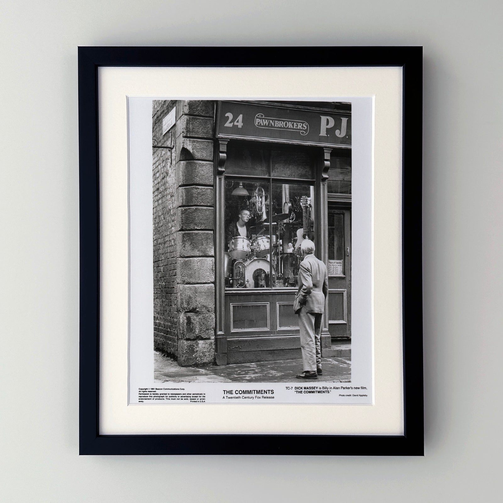The Commitments 1991 Film Movie Press Publicity Still Framed