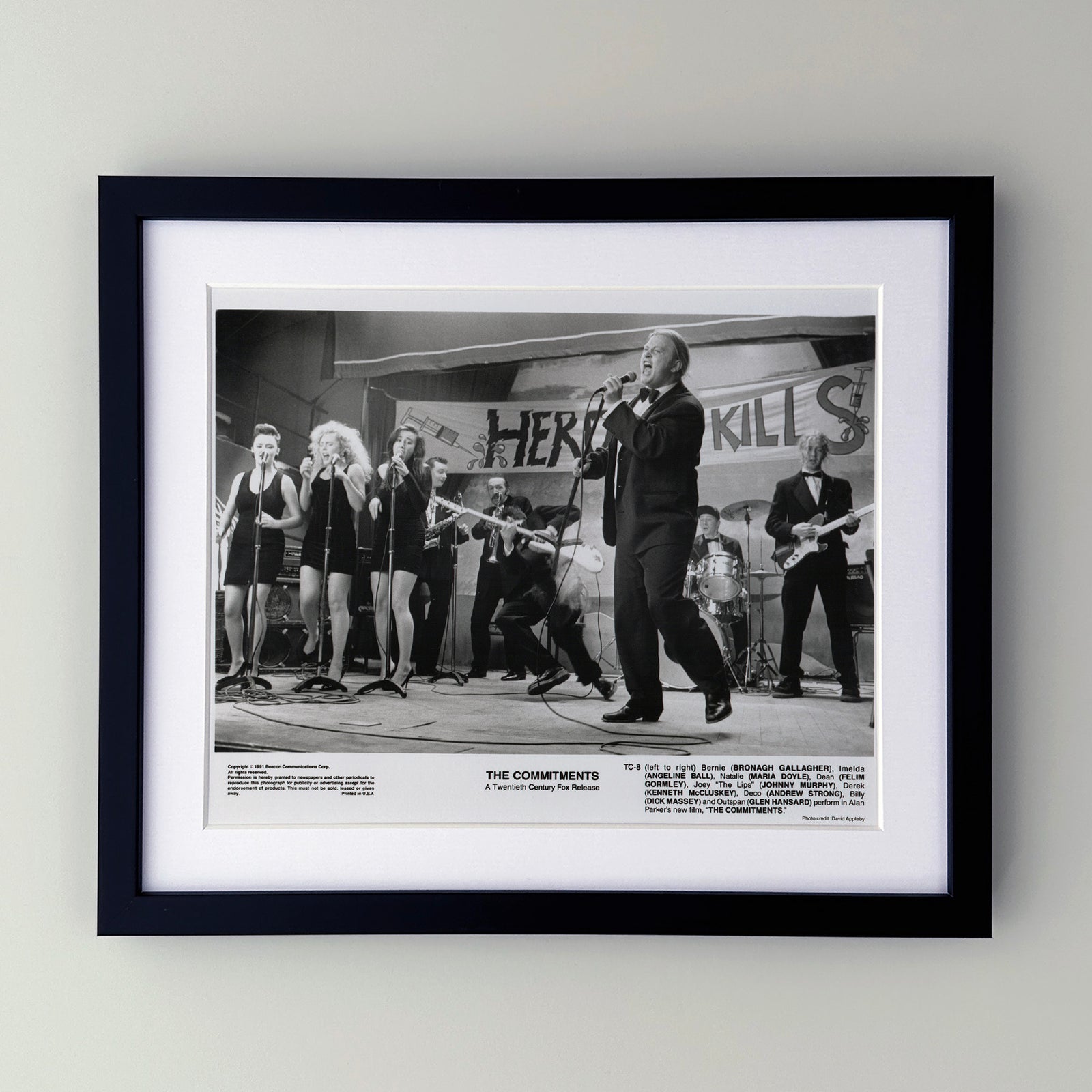 The Commitments 1991 Film Movie Press Publicity Still Framed