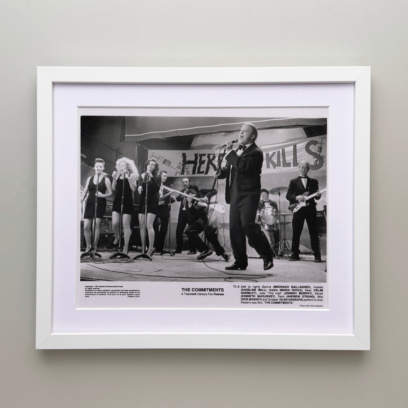The Commitments 1991 Film Movie Press Publicity Still Framed
