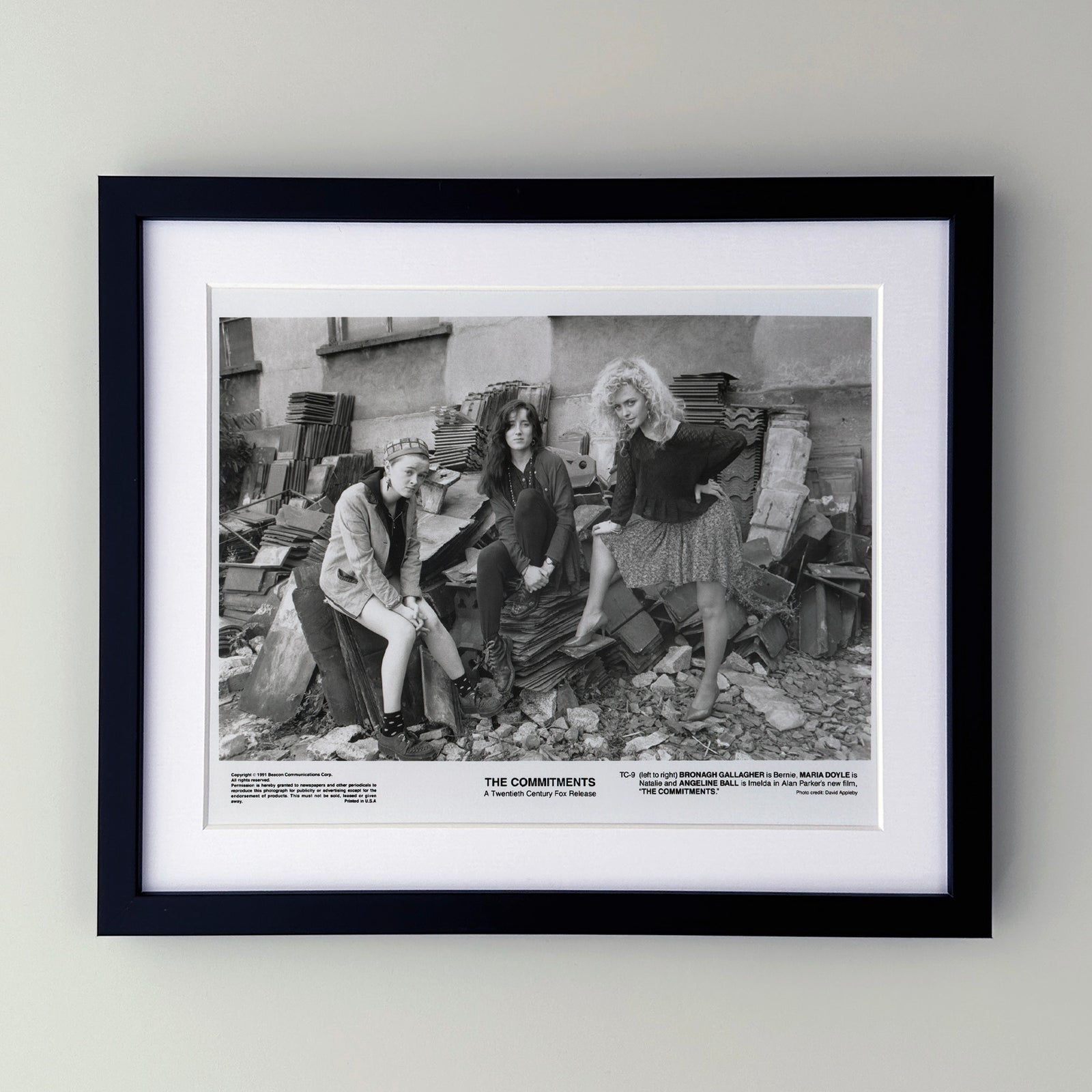 The Commitments 1991 Film Movie Press Publicity Still Framed