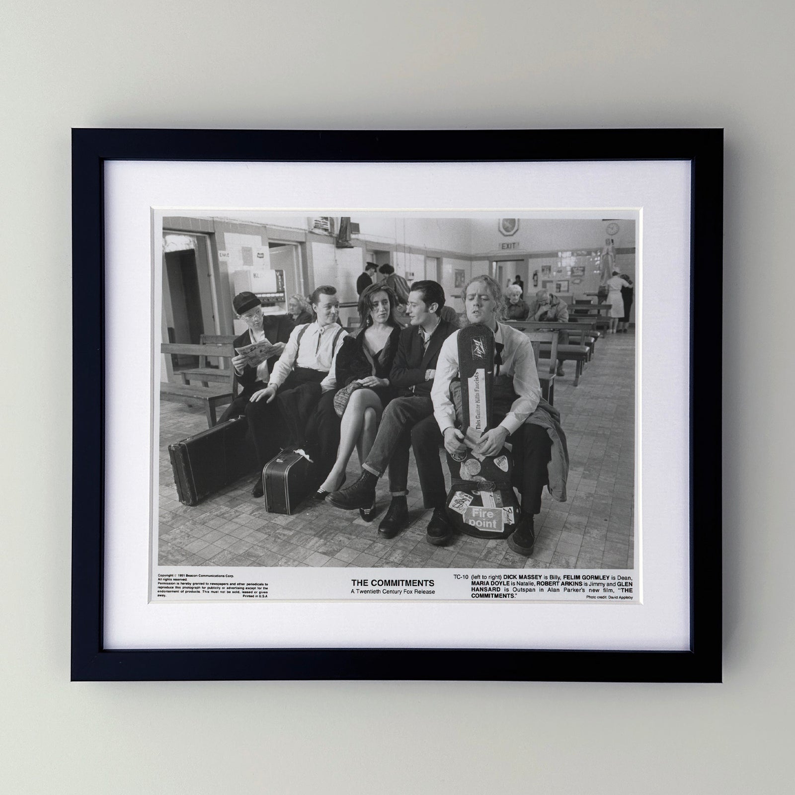 The Commitments 1991 Film Movie Press Publicity Still Framed