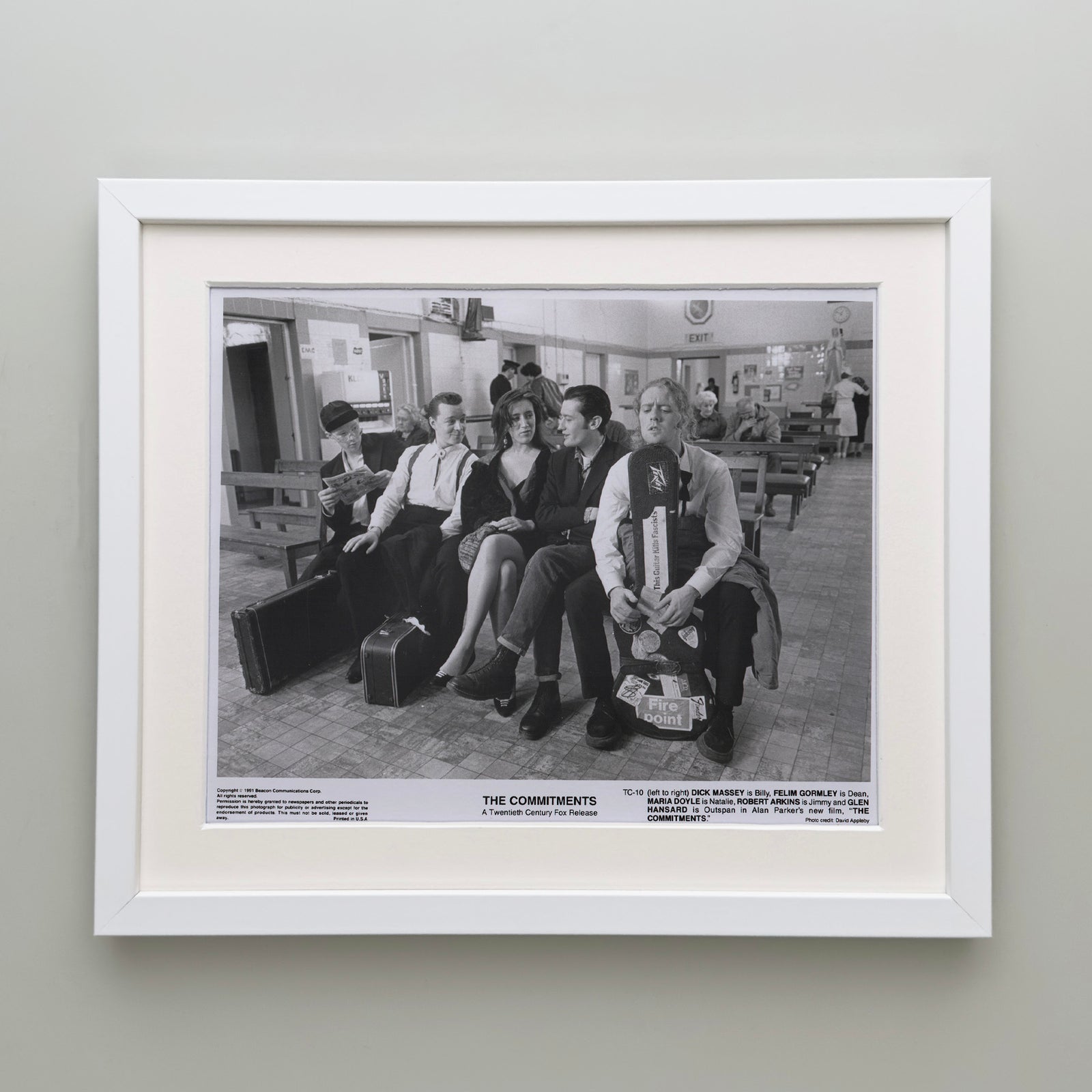 The Commitments 1991 Film Movie Press Publicity Still Framed