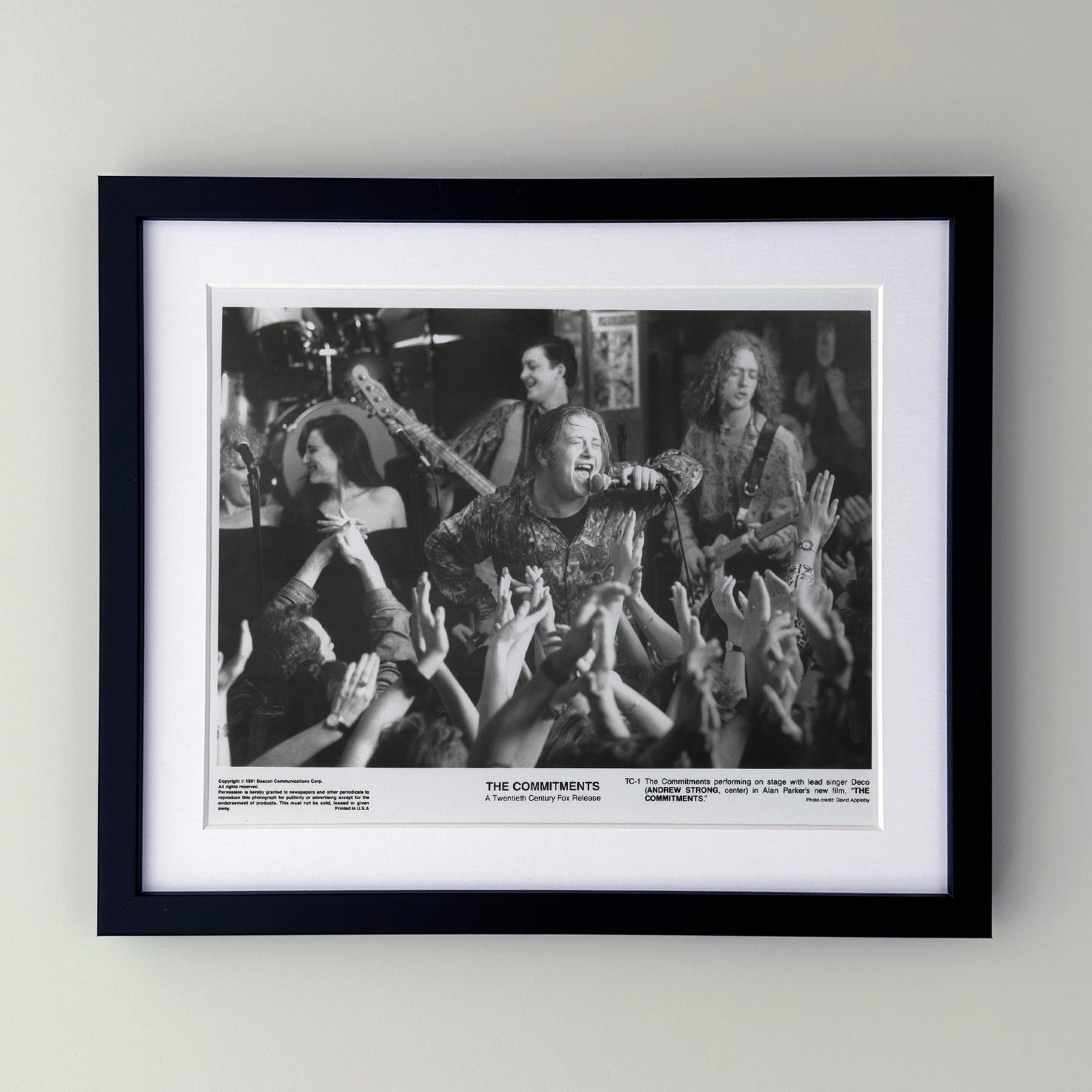 The Commitments 1991 Film Movie Press Publicity Still Framed