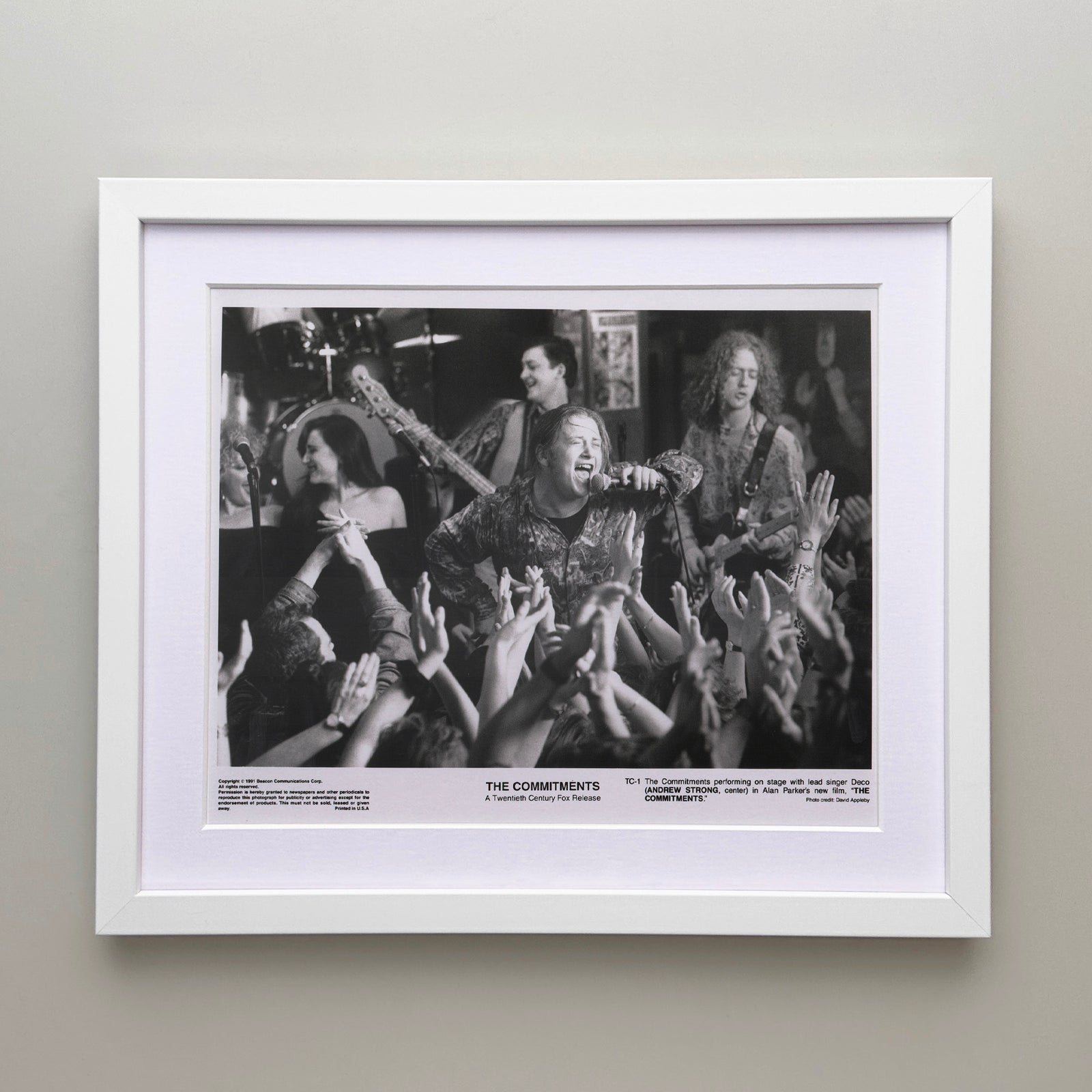 The Commitments 1991 Film Movie Press Publicity Still Framed