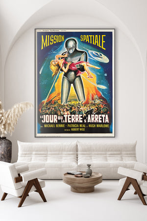 The Day the Earth Stood Still R1960s French Grande Film Movie Poster