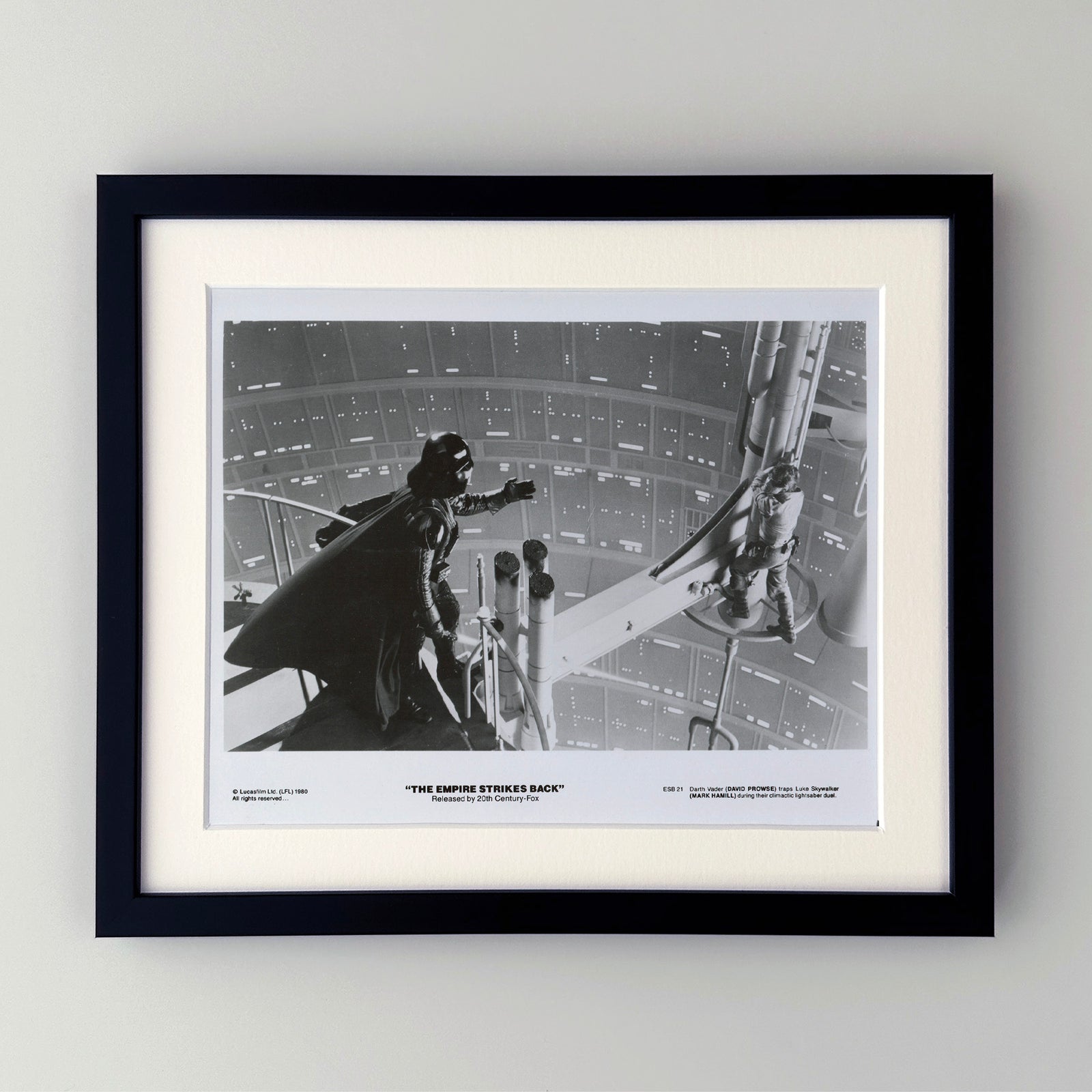The Empire Strikes Back 1980 Film Movie Press Publicity Still Framed