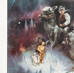 The Empire Strikes Back 1980 US 1 Sheet NSS GWTW Film Movie Poster Roger Kastel - detail