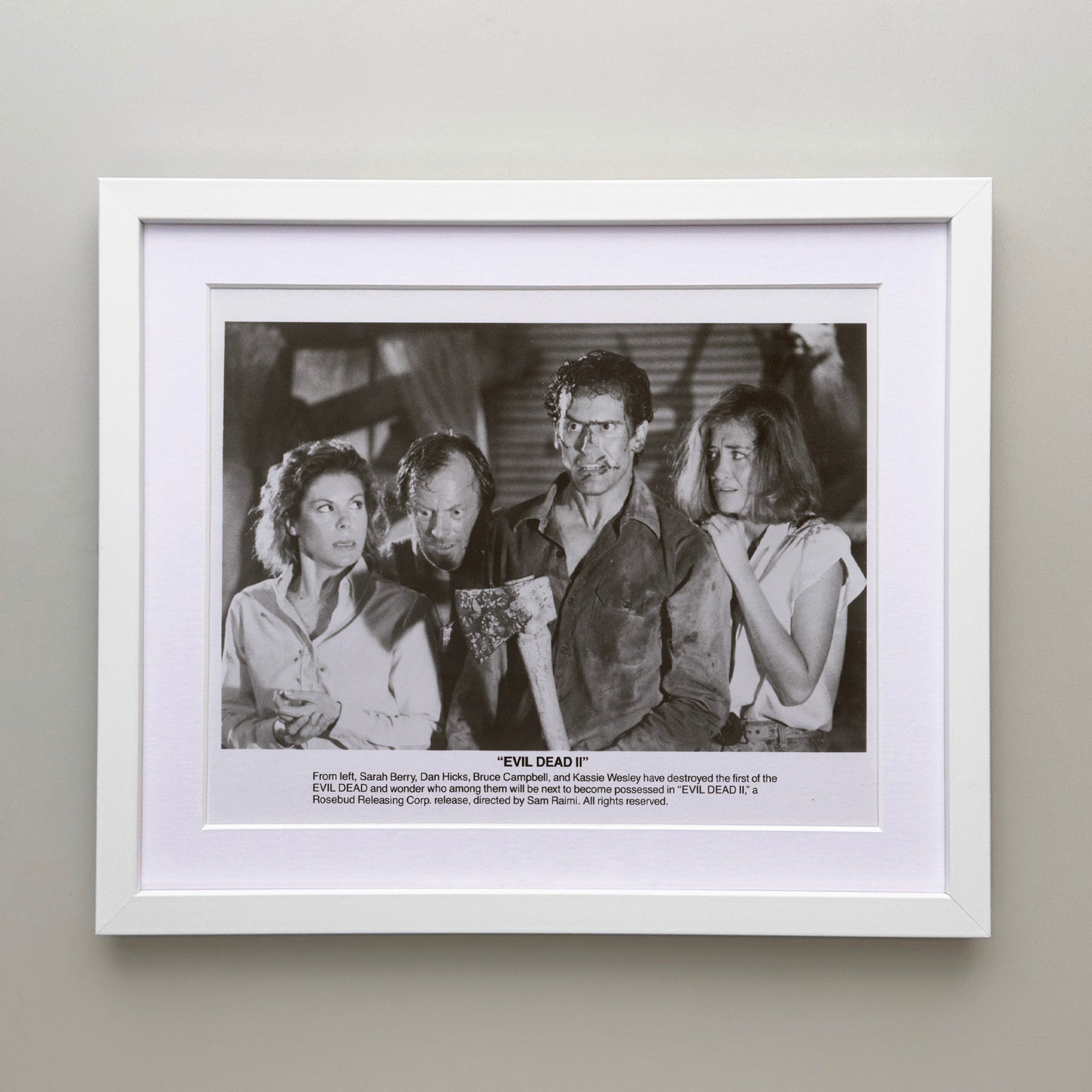 The Evil Dead 2 1987 Film Movie Press Publicity Still Framed