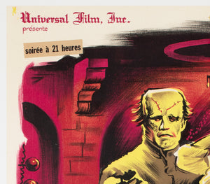The Evil of Frankenstein 1965 French Moyenne Film Poster Boris Grinsson - detail