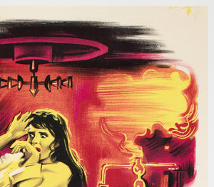 The Evil of Frankenstein 1965 French Moyenne Film Poster Boris Grinsson - detail