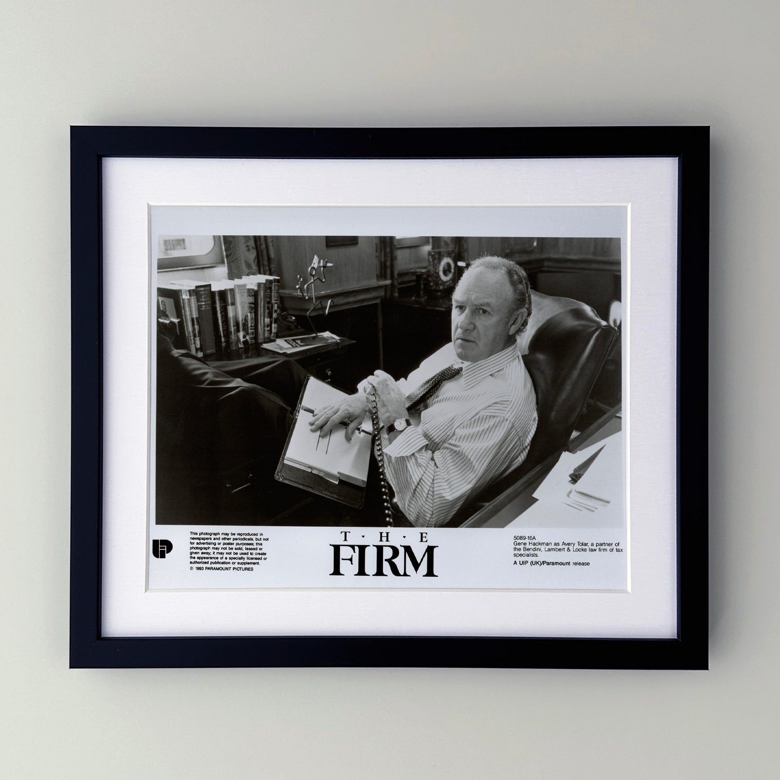 The Firm 1993 Film Movie Press Publicity Still Framed