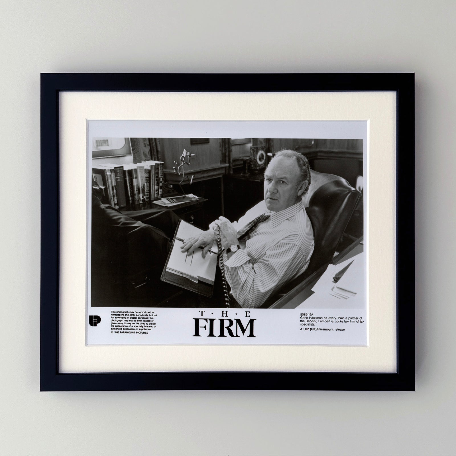 The Firm 1993 Film Movie Press Publicity Still Framed