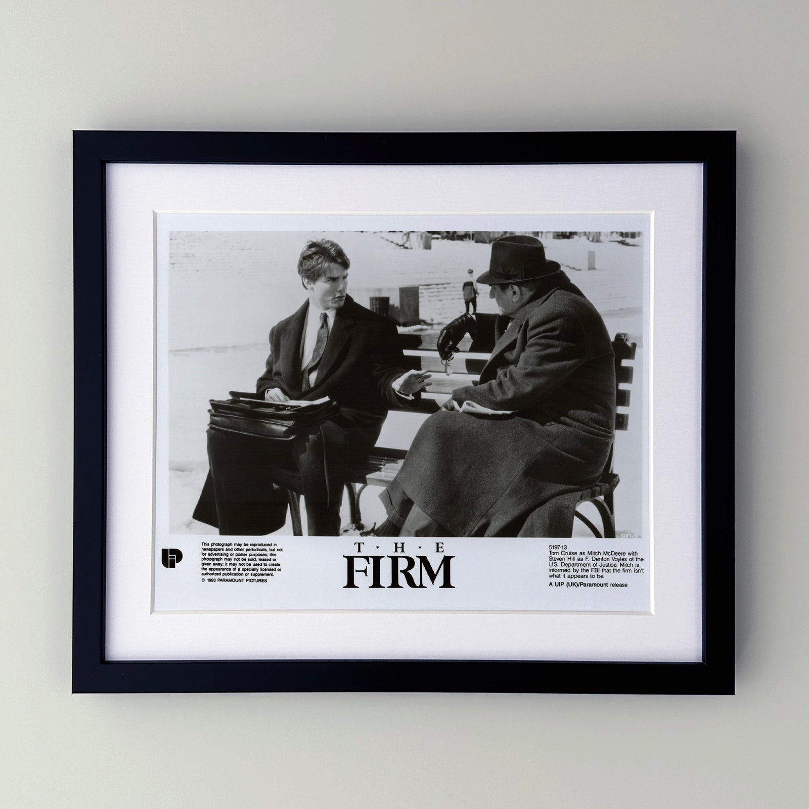 The Firm 1993 Film Movie Press Publicity Still Framed